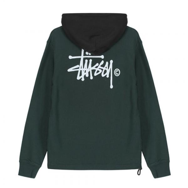 TWO TONE HOOD-GREEN
